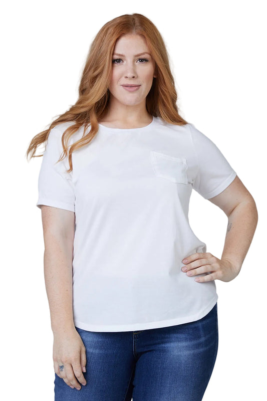 Crew Neck Tee - White