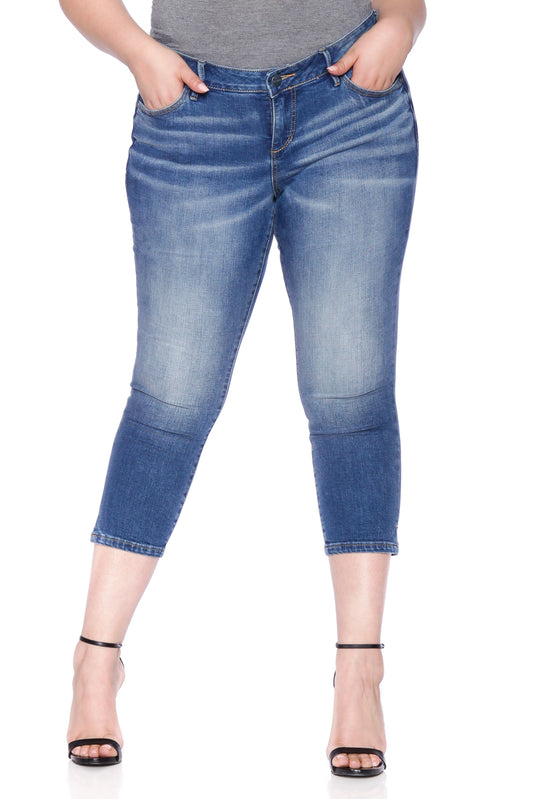 Mid rise skinny cropped jeans - Naimah