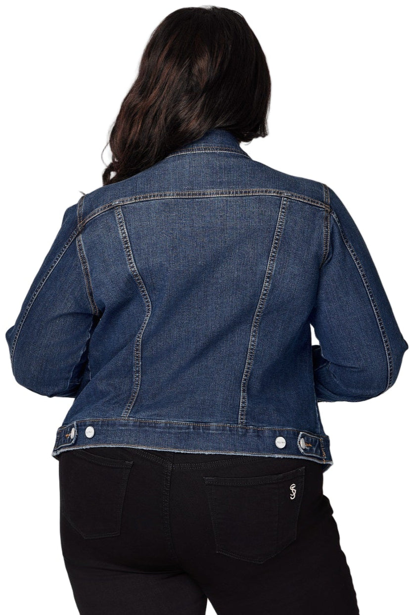 Denim Jacket 25" Length - Sadie - SLINK JEANS