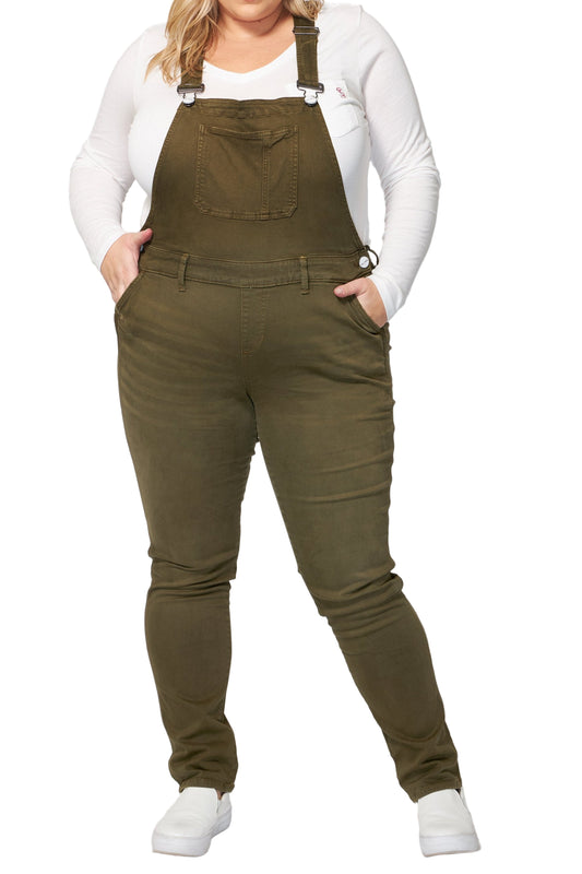 Color Overall Bibs in 32" Inseam - Ivy