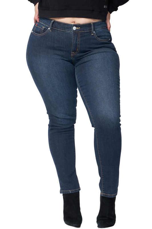 Denim mid rise boyfriend in 32" inseam - Livia