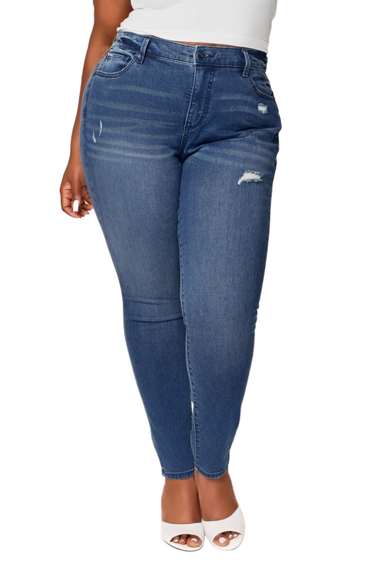 Denim High Rise Skinny in 31" Inseam - Raelynn