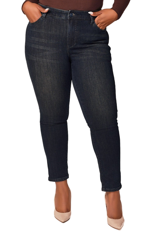 Denim high rise skinny in 28" inseam ankle length - Jasmine