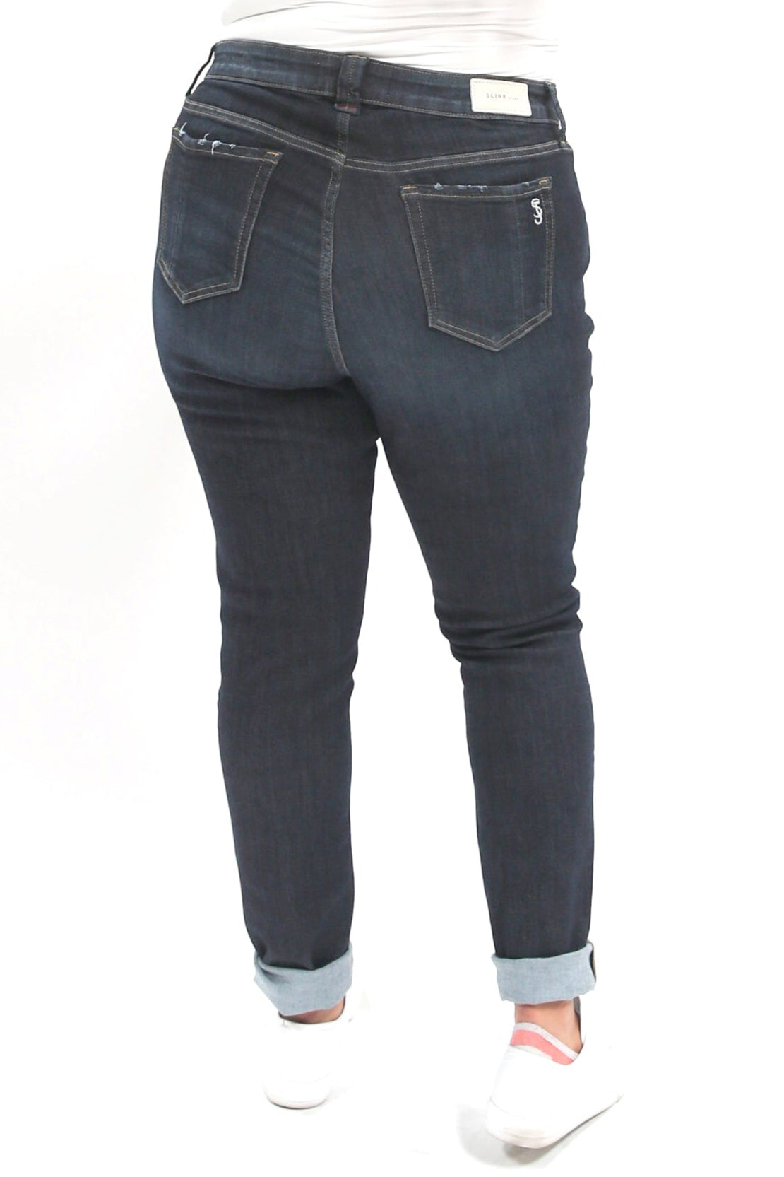 Denim High Rise Ankle Skinny in 28" inseam - Murphy - SLINK JEANS