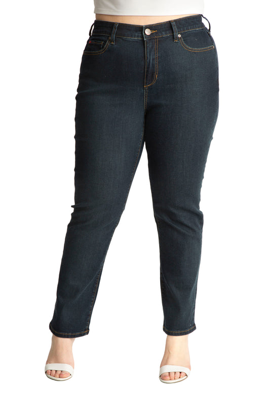 Denim High Rise Straight in 30" Inseam - Isabella