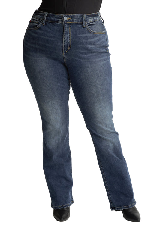 Denim high rise bootcut in 32" inseam - Donna