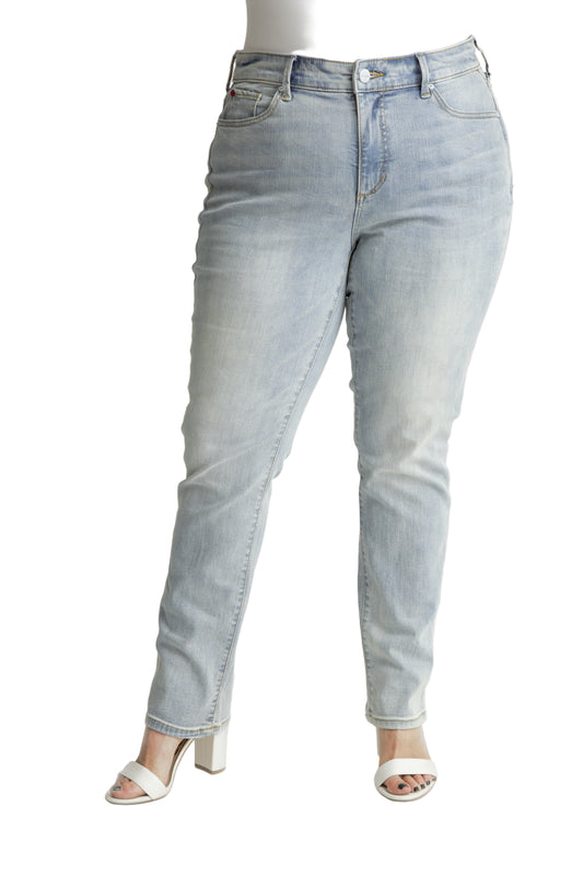 Denim High Rise Straight in 30" Inseam - Finley
