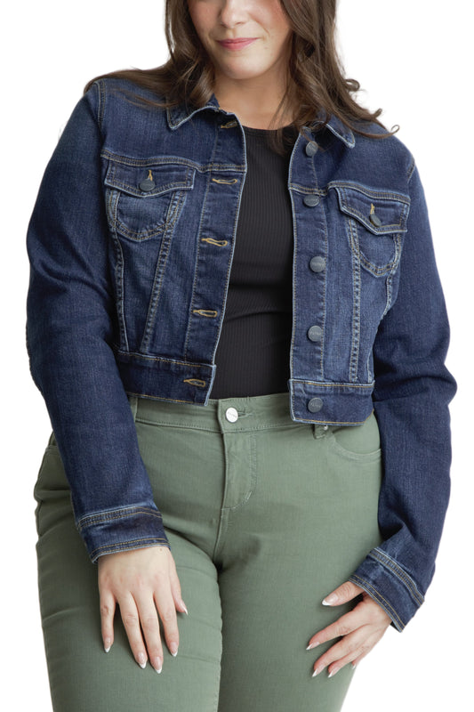 Denim crop jacket - Wilma