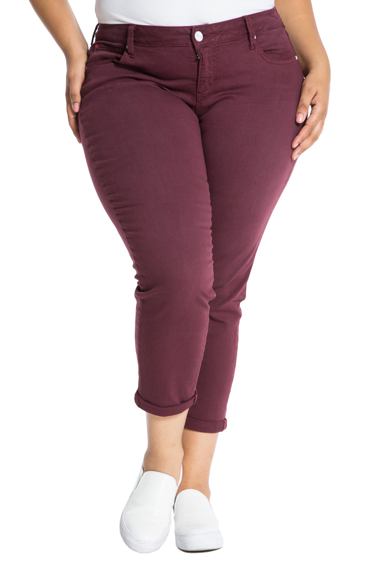 Mid Rise Boyfriend - DECADENT CHOCOLATE - SLINK JEANS