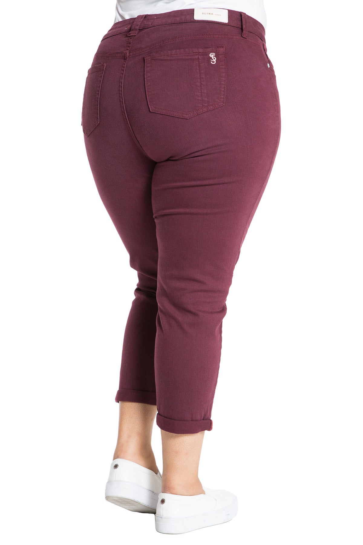 Mid Rise Boyfriend - DECADENT CHOCOLATE - SLINK JEANS