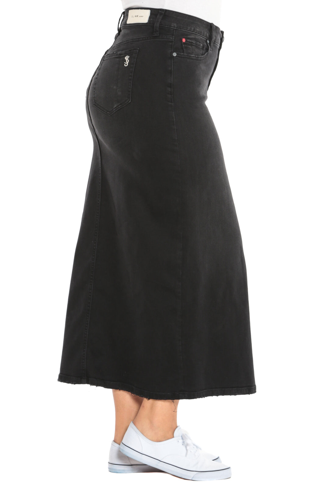 Long Skirt - BLACK - SLINK JEANS
