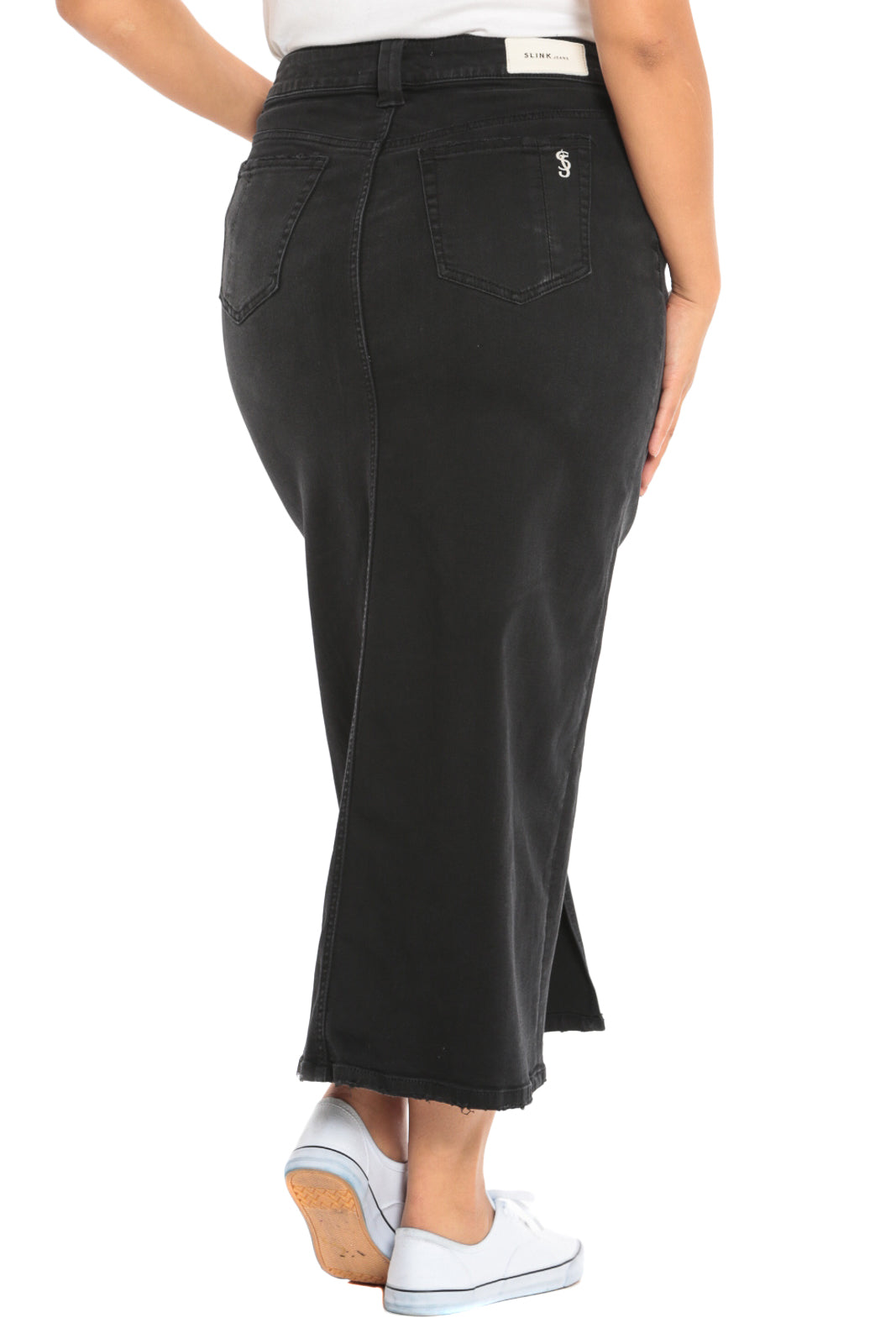 Long Skirt - BLACK - SLINK JEANS