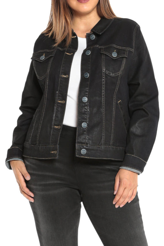 Denim Sherpa Jacket - JORDAN - SLINK JEANS