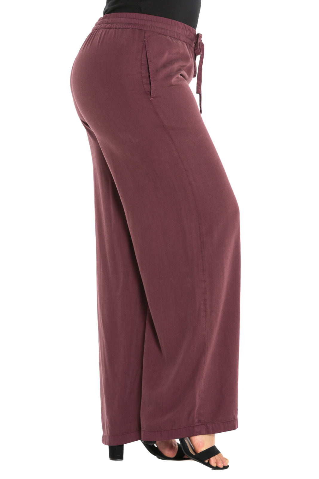 Palazzo Pant - DECADENT CHOCOLATE - SLINK JEANS