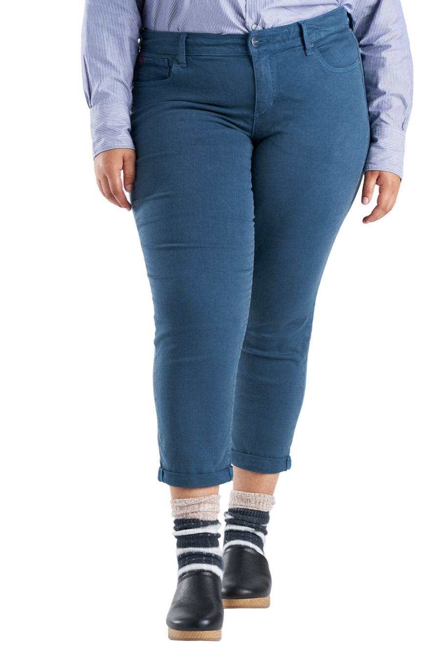 Mid Rise Boyfriend - Hydro - SLINK JEANS