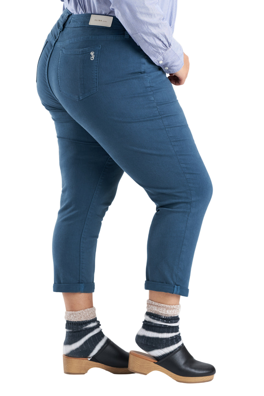 Mid Rise Boyfriend - Hydro - SLINK JEANS