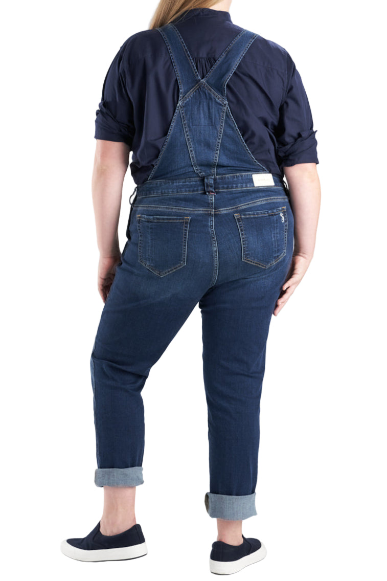 Denim Overall bibs in 32" inseam - Martha - SLINK JEANS