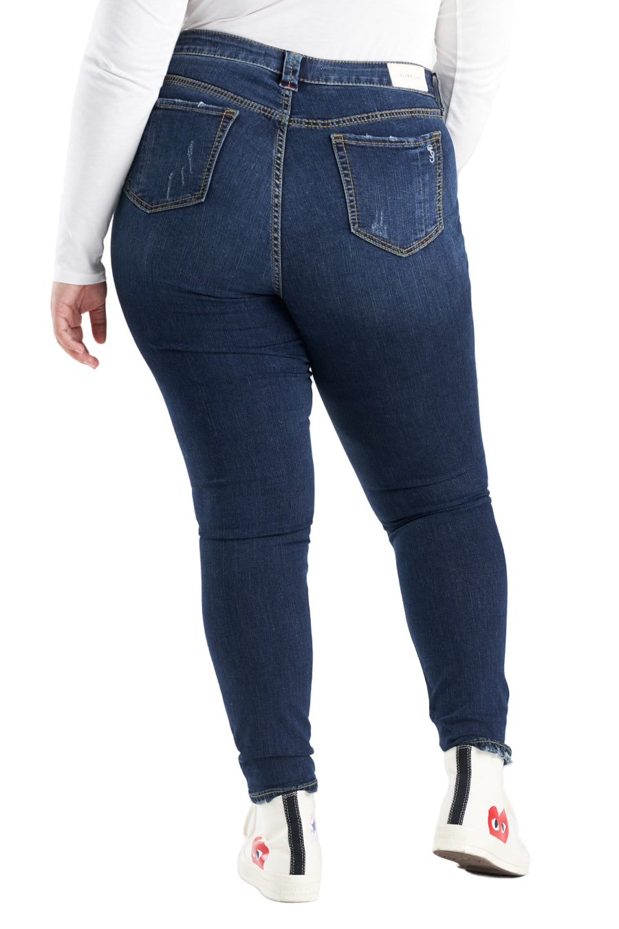 Denim High Rise Skinny in 31" inseam - Arden - SLINK JEANS