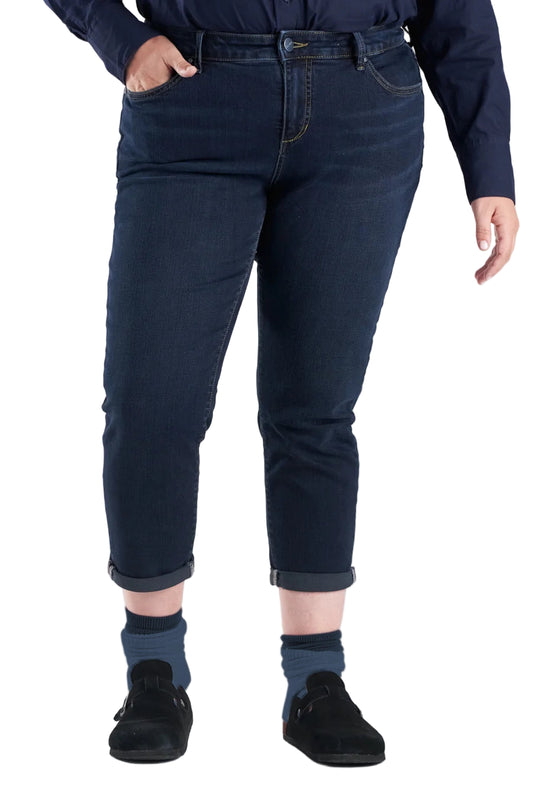 Denim Mid Rise Boyfriend rolled in 25.5" inseam - Summer