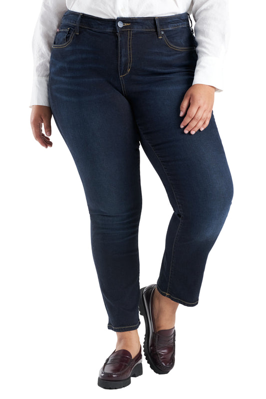 Denim High Rise Straight Leg in 30" inseam - Athena