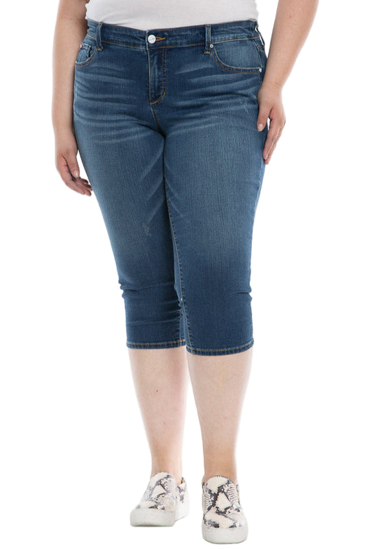 Mid Rise Crop - Palmer - SLINK JEANS