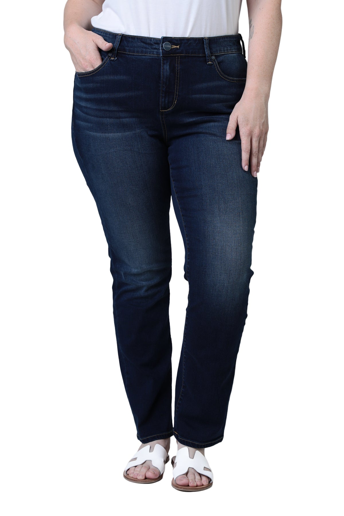 High Rise Straight Leg - Gaby - SLINK JEANS