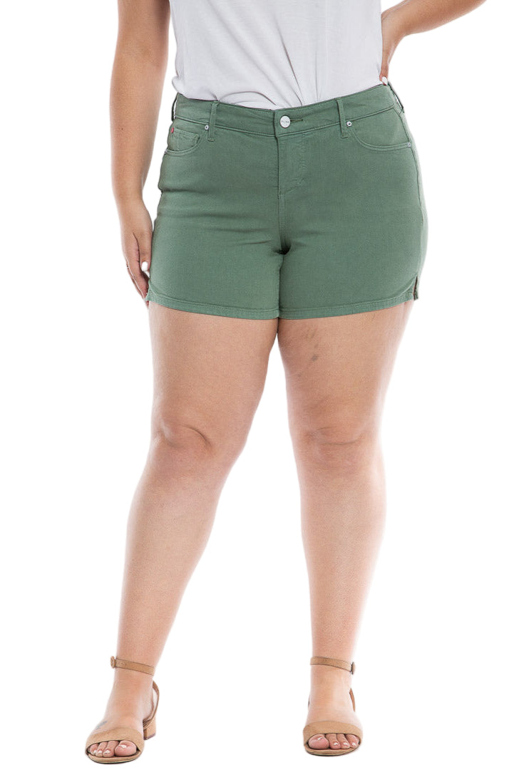 Side Vent Short - Myrtle - SLINK JEANS