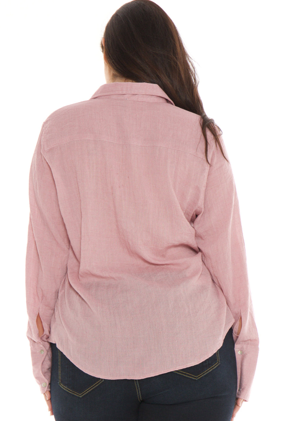 Crinkled Shirt - MAUVE - SLINK JEANS