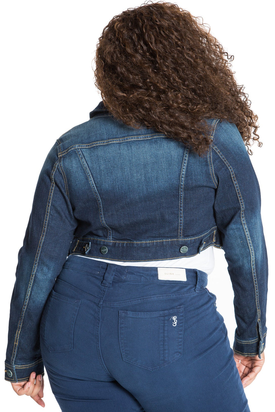 Long Sleeve Crop Jacket - SHAINA - SLINK JEANS