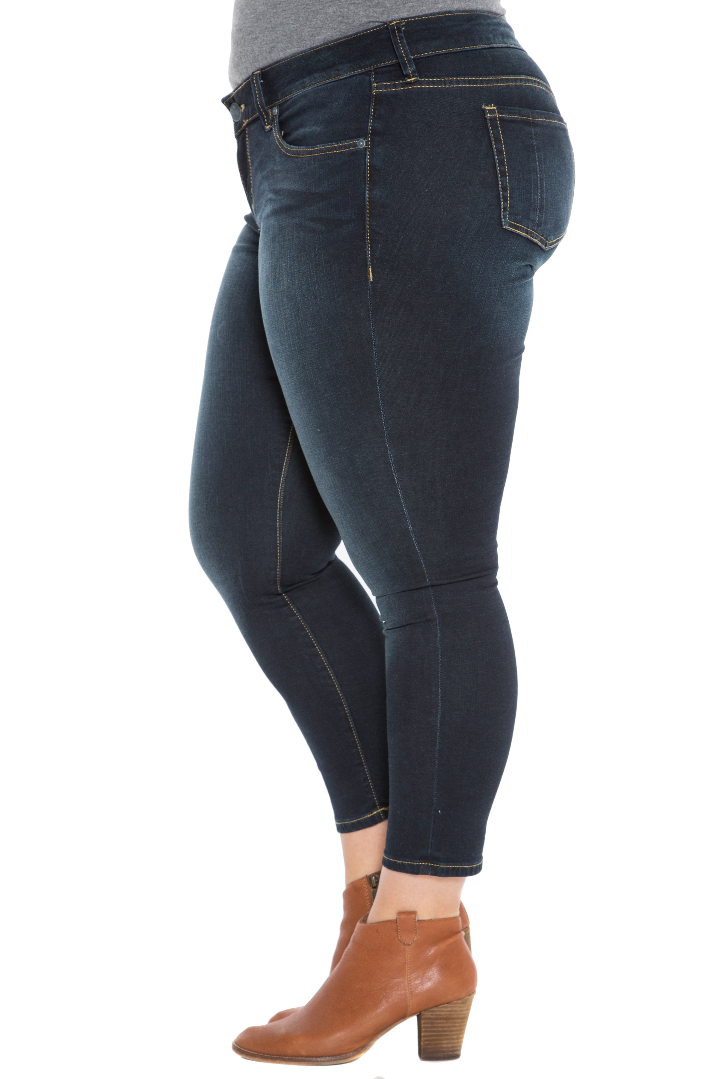 High Rise Ankle Slim Jegging - SUMMER - SLINK JEANS
