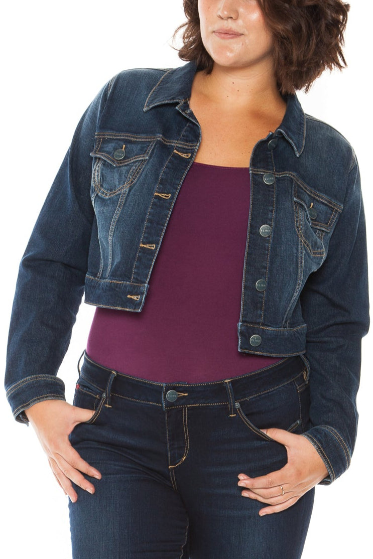 Long Sleeve Crop Jacket - SLINK JEANS