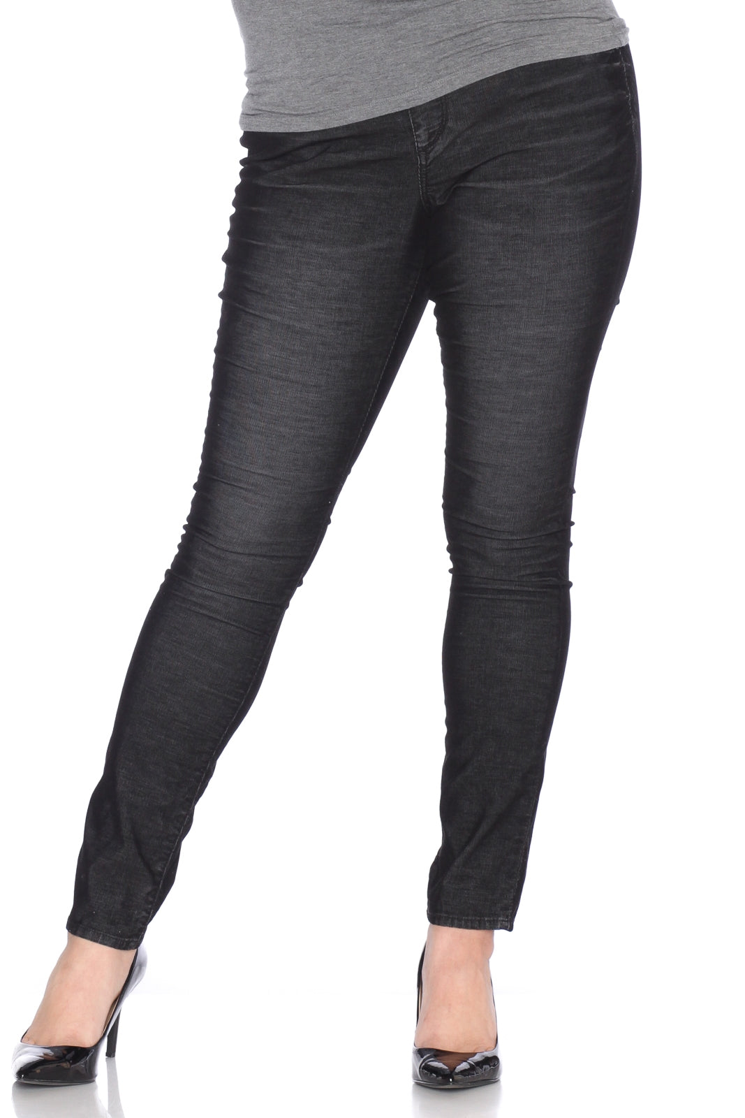 Corduroy Skinny - BLACK - SLINK JEANS