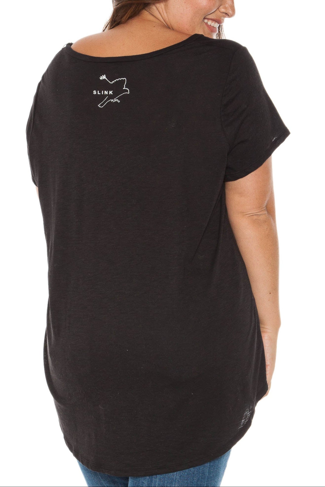 Short Sleeve Tee - BEAUTY IS HOW - SLINK JEANS