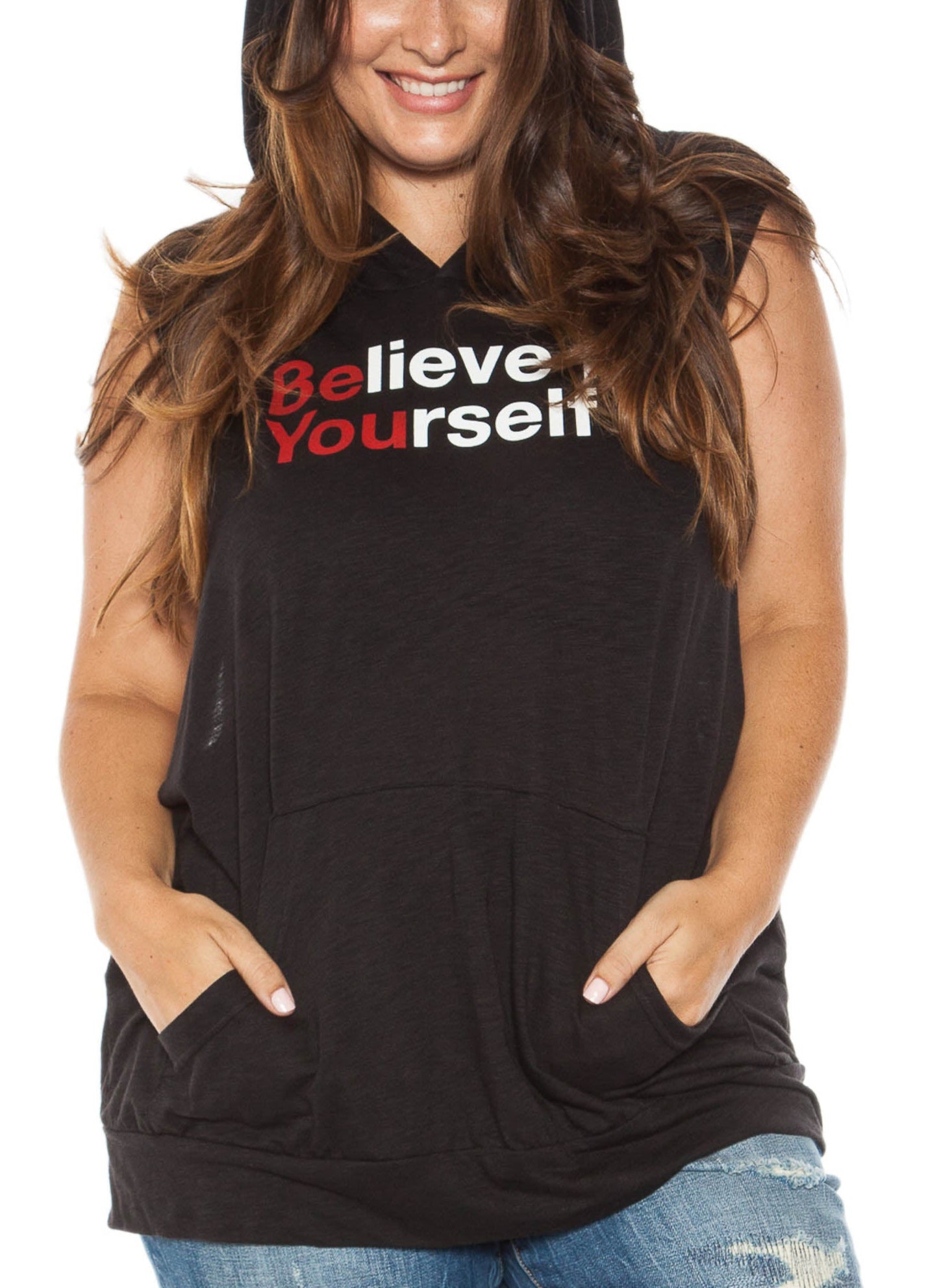 Short Sleeve Tee - BELIEVE IN YOURSELF - SLINK JEANS