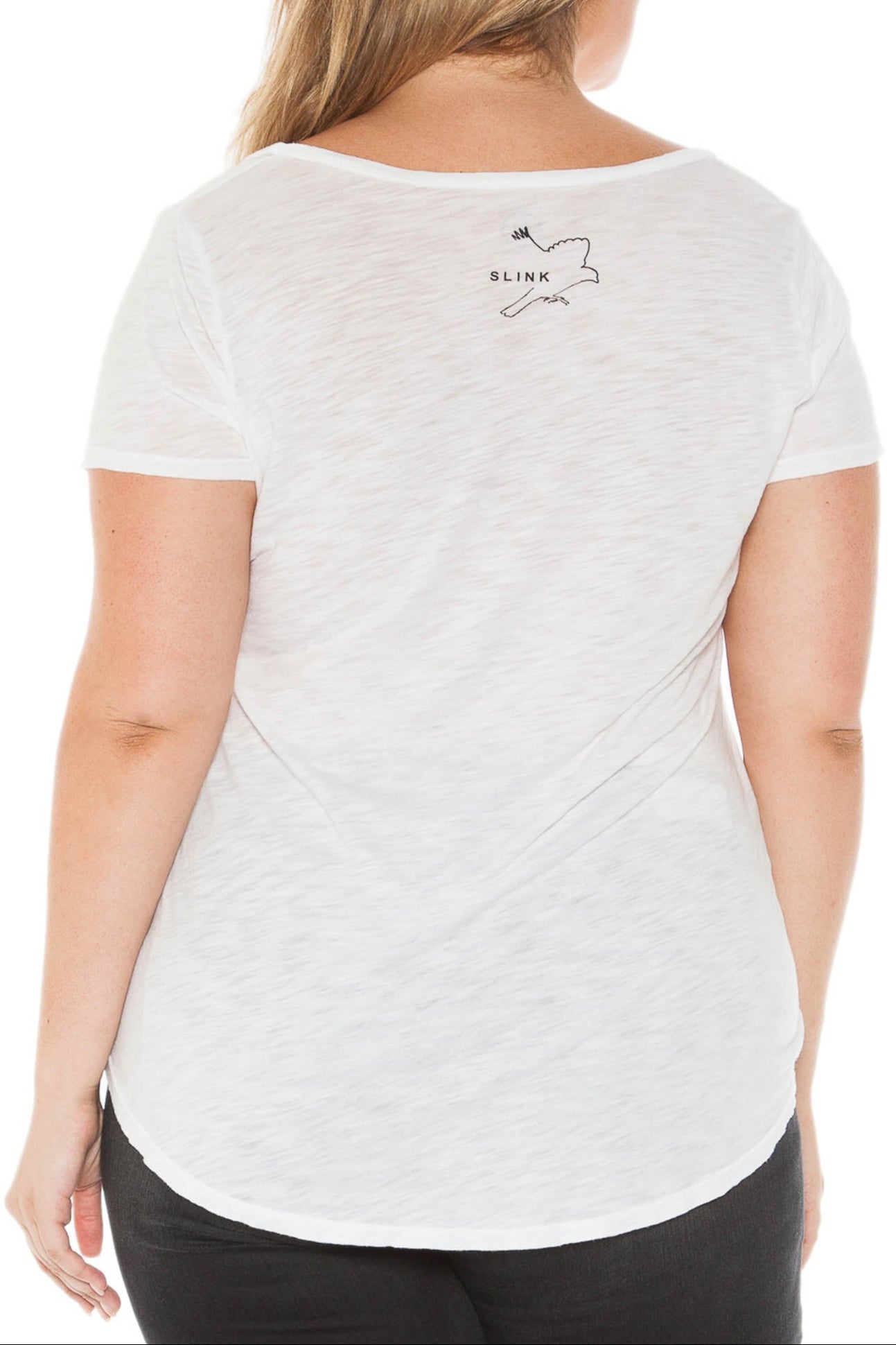 Short Sleeve Tee - BEAUTY IS HOW - SLINK JEANS