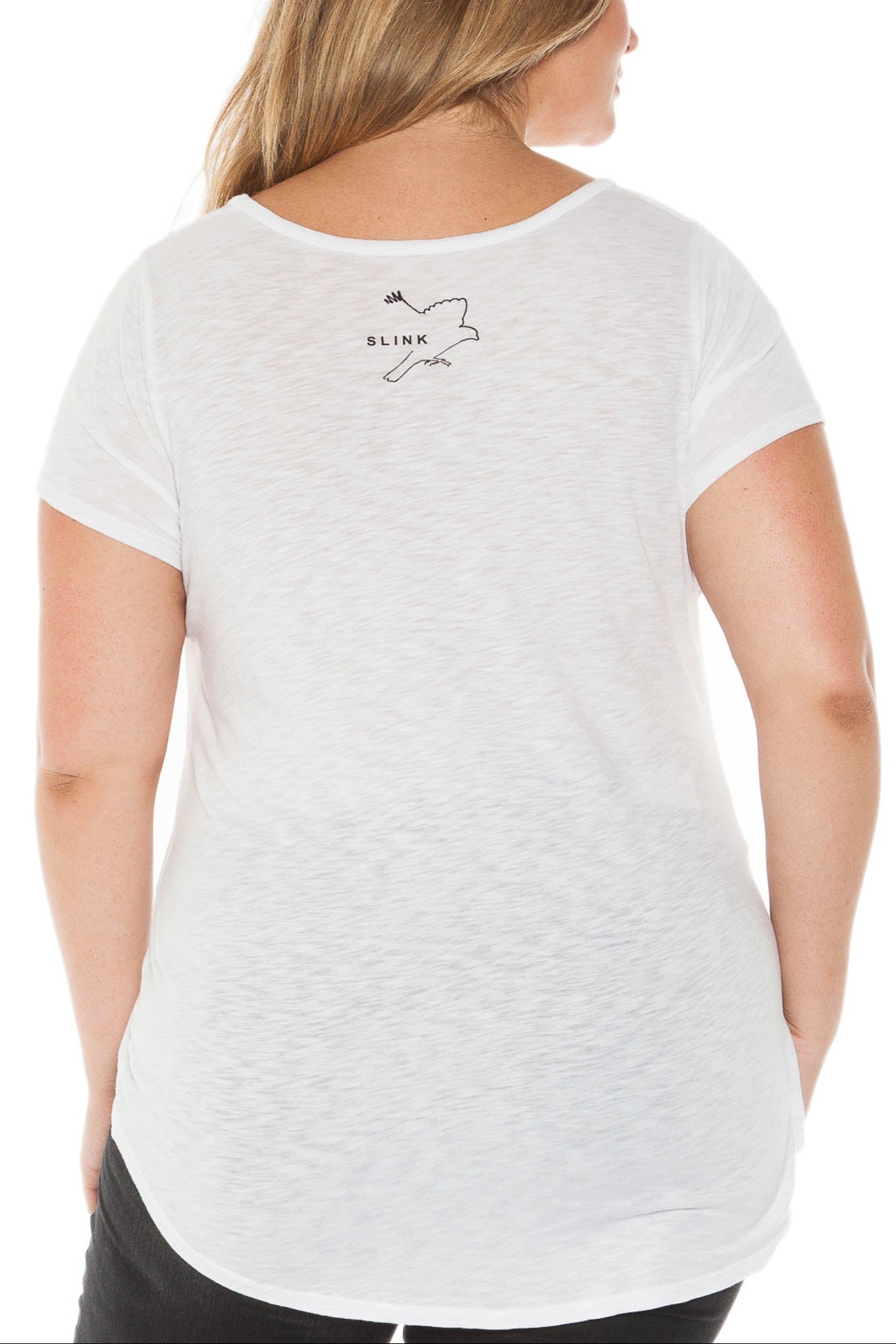 Short Sleeve Tee - LOVE YOUR BODY - SLINK JEANS