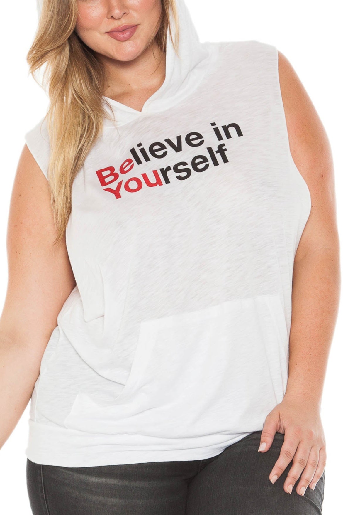 Short Sleeve Tee - BELIEVE IN YOURSELF - SLINK JEANS