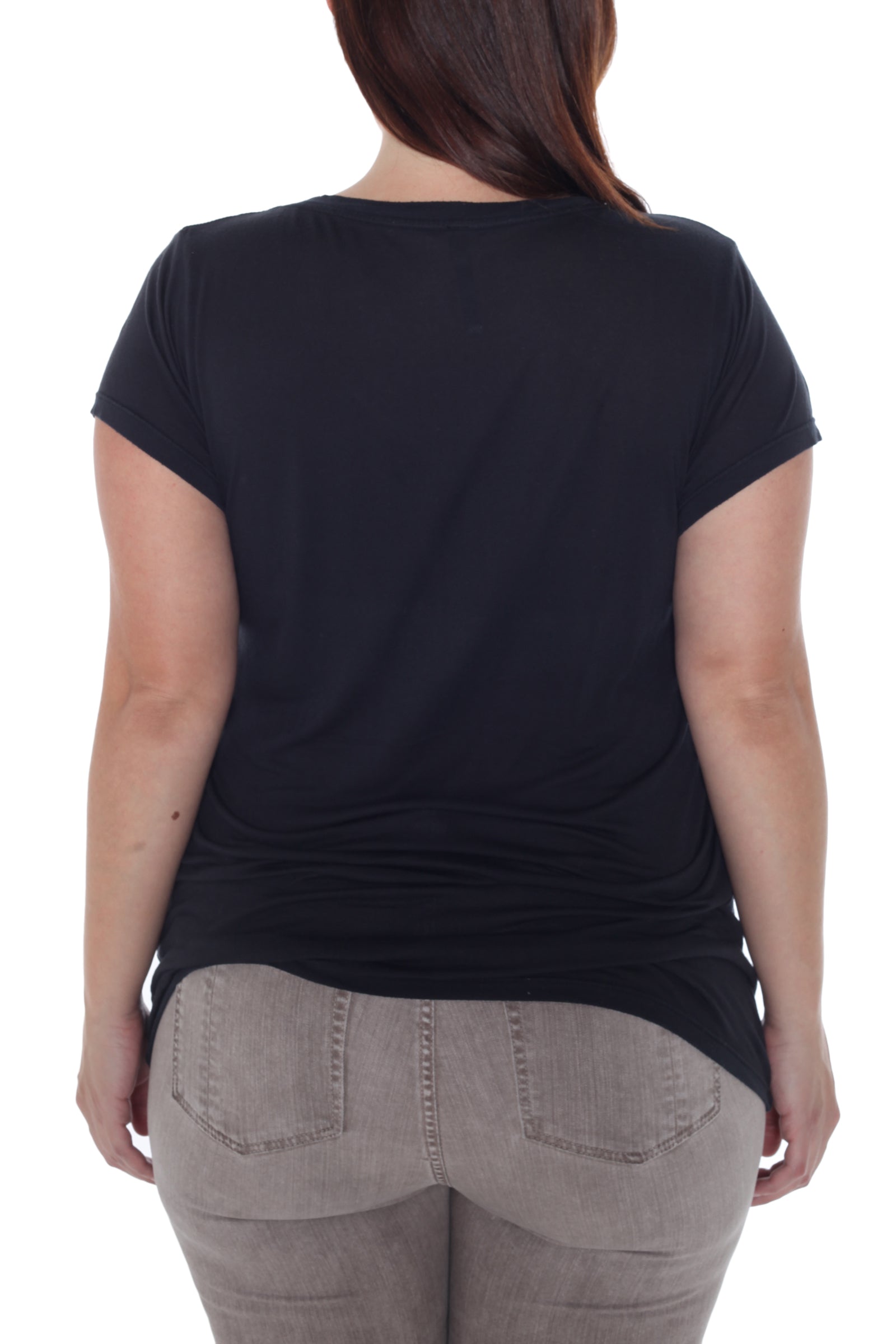 Scoop Neck Tee - NOTICEABLE - SLINK JEANS