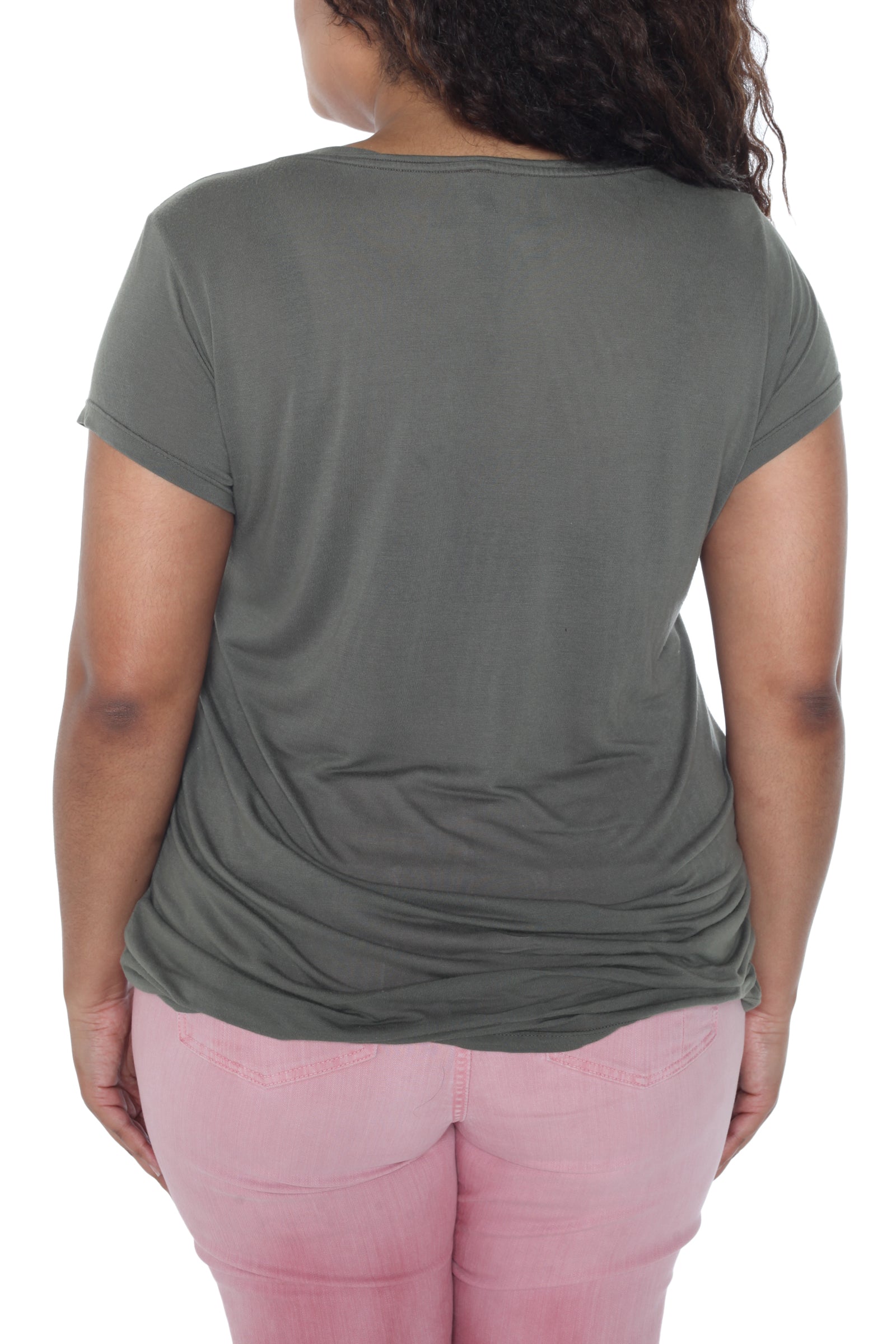 Scoop Neck Tee - NOTICEABLE - SLINK JEANS