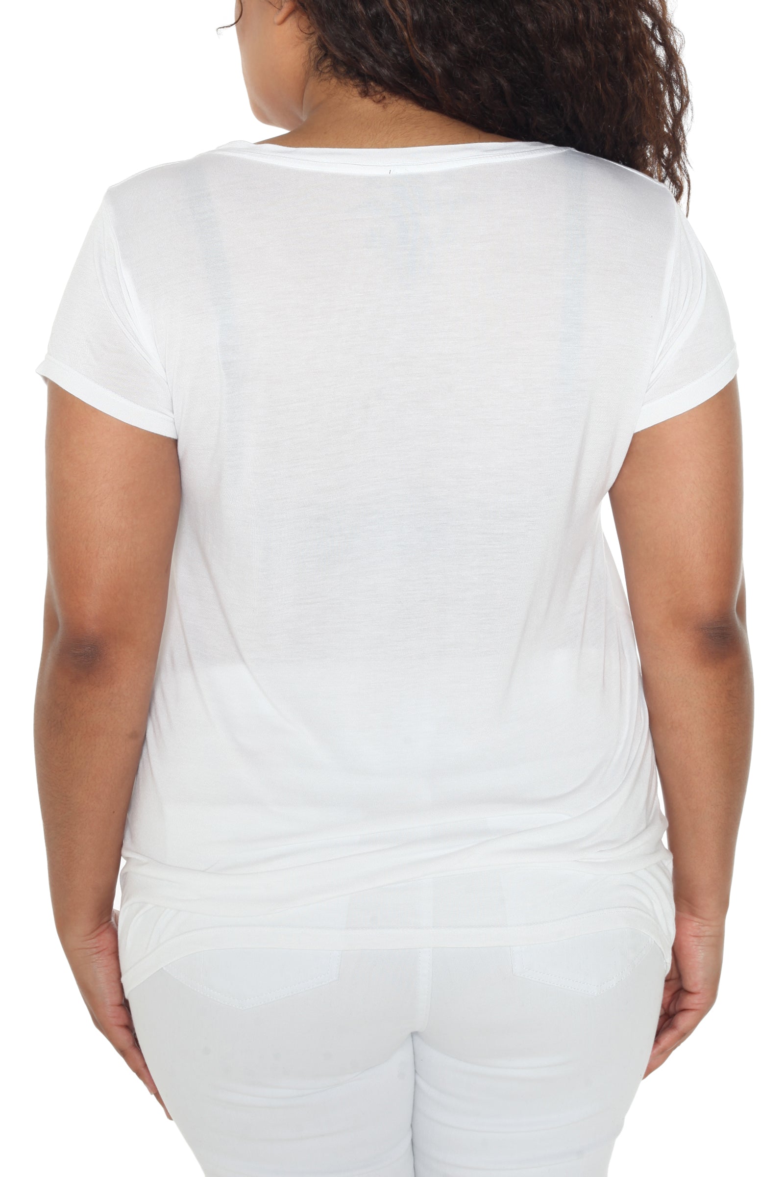 Scoop Neck Tee - NOTICEABLE - SLINK JEANS