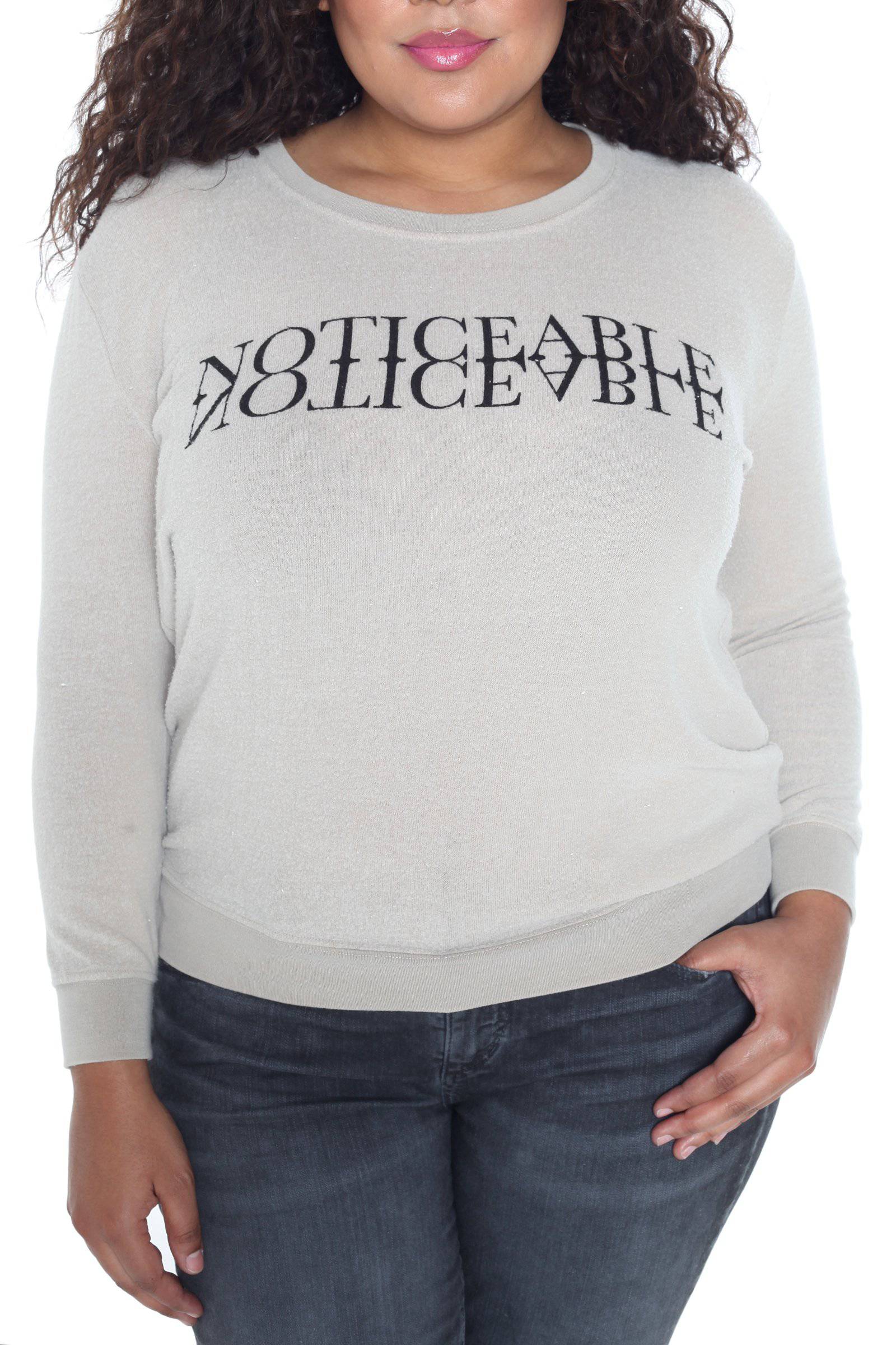 Crew Neck Sweater - BE NOTICEABLE - SLINK JEANS