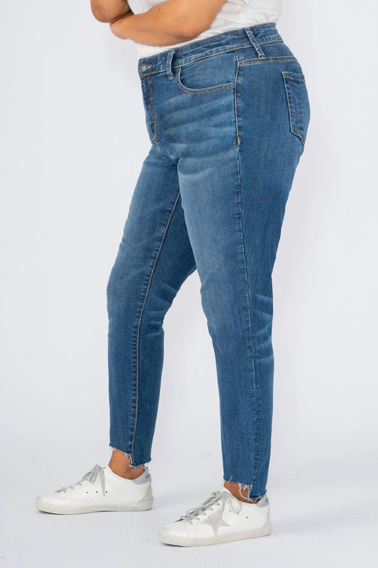 Denim High Rise Ankle Skinny in 28" inseam - Shelby