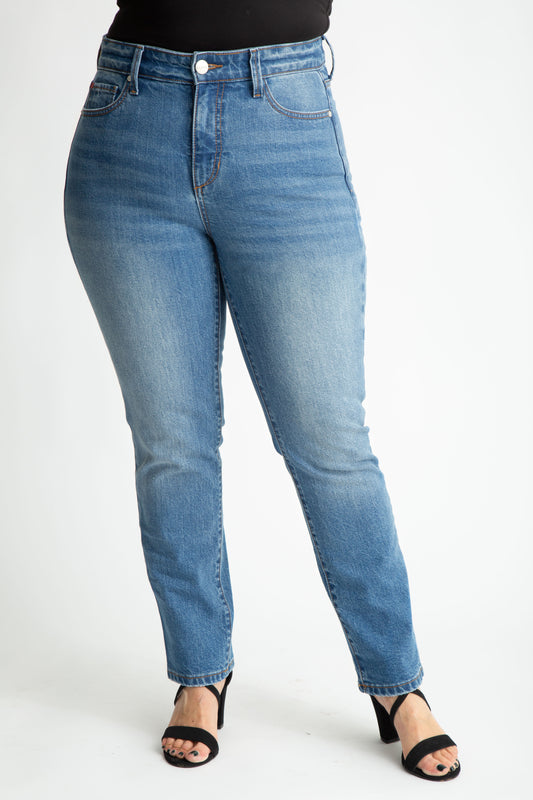 Denim High Rise Straight in 28" Inseam - Rylee