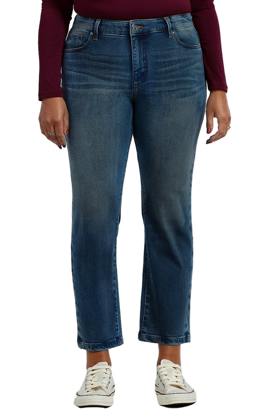 Denim high rise skinny in 28" inseam ankle length - Anouk - SLINK JEANS