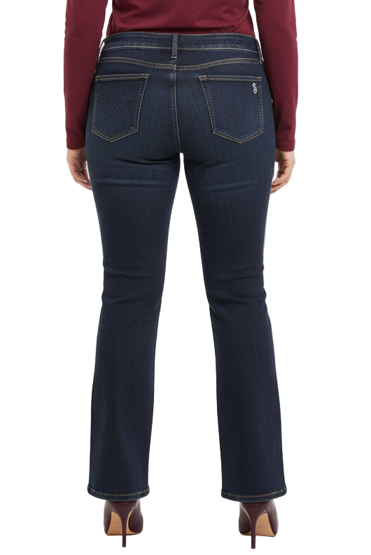 Denim high rise bootcut in 32" inseam - Odessa - SLINK JEANS