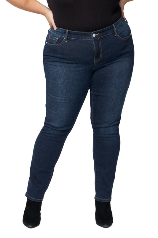 Denim mid rise boyfriend in 28" inseam - Livia