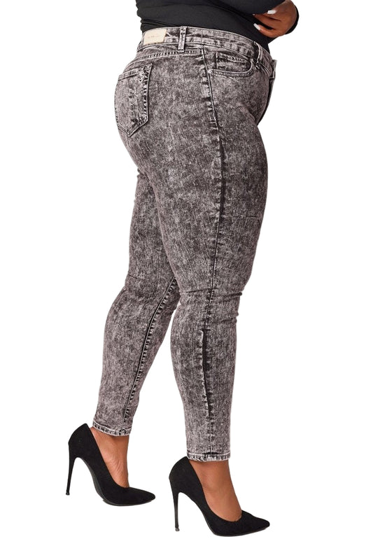 Denim mid rise ankle skinny in 29" inseam - Luciana
