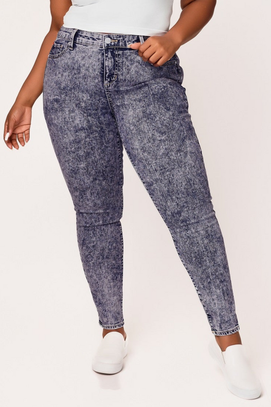 Denim mid rise ankle skinny in 29" inseam - Misty