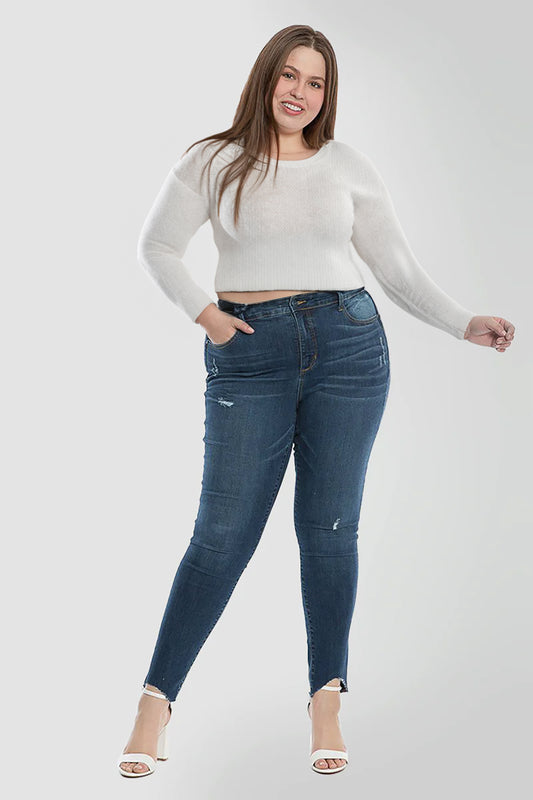 Denim High Rise Skinny in 31" inseam - Talia