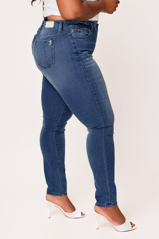 Denim High Rise Skinny in 31" Inseam - Raelynn